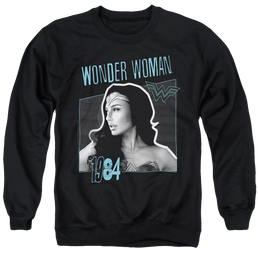 Wonder Woman 1984 Thin Line - Men's Crewneck Sweatshirt Men's Crewneck Sweatshirt Wonder Woman   