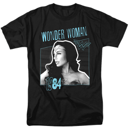 WONDER WOMAN SPACE POSTER BLACK Men's Regular Fit T-Shirt Wonder Woman   
