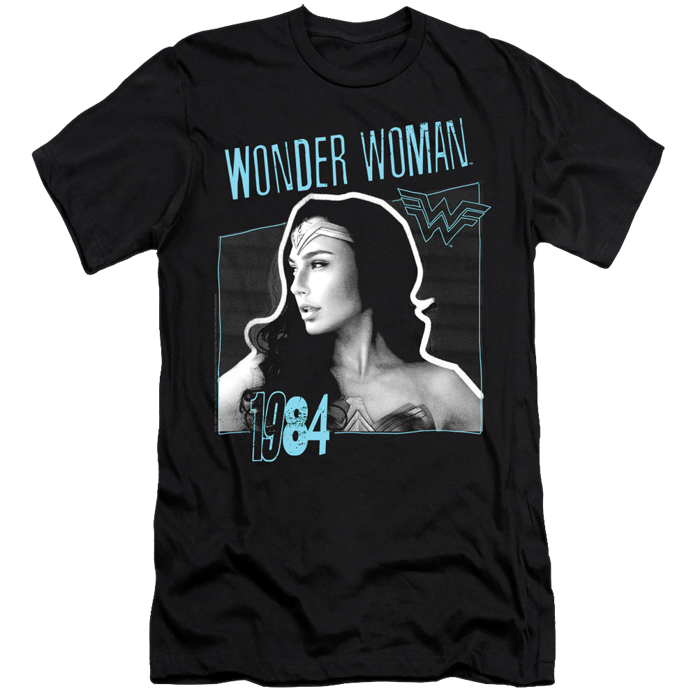 Wonder Woman 1984 Thin Line - Men's Premium Slim Fit T-Shirt Men's Premium Slim Fit T-Shirt Wonder Woman   