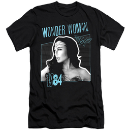 Wonder Woman 1984 Thin Line - Men's Premium Slim Fit T-Shirt Men's Premium Slim Fit T-Shirt Wonder Woman   