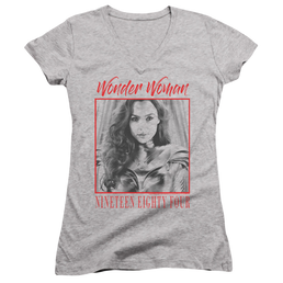 Wonder Woman 1984 Wonder Chic - Juniors V-Neck T-Shirt Juniors V-Neck T-Shirt Wonder Woman   