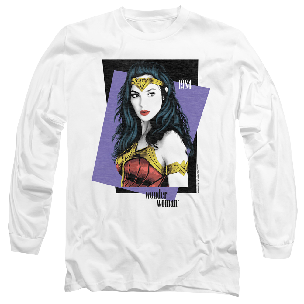 Wonder Woman 1984 Strike A Pose - Men's Long Sleeve T-Shirt Men's Long Sleeve T-Shirt Wonder Woman   