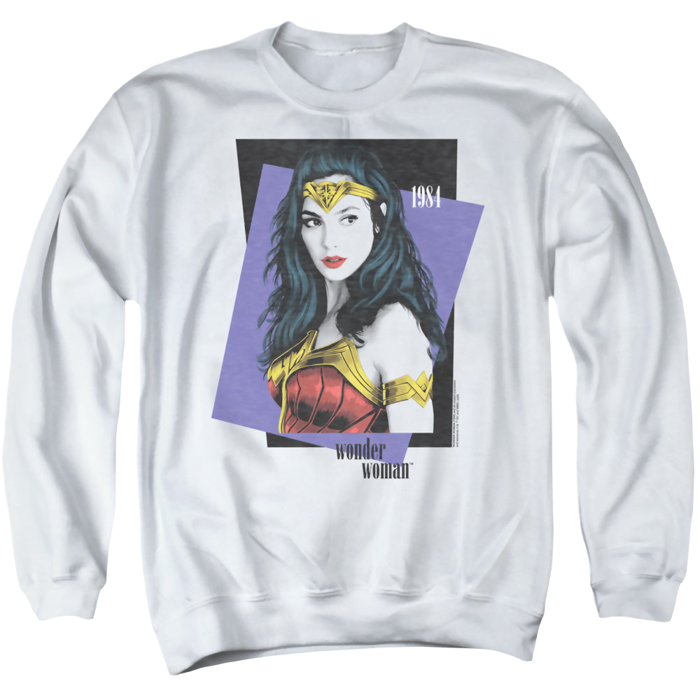 Wonder Woman 1984 Strike A Pose - Men's Crewneck Sweatshirt Men's Crewneck Sweatshirt Wonder Woman   