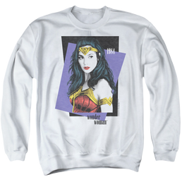Wonder Woman 1984 Strike A Pose - Men's Crewneck Sweatshirt Men's Crewneck Sweatshirt Wonder Woman   