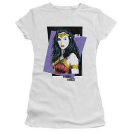 Wonder Woman 1984 Strike A Pose - Juniors T-Shirt Juniors T-Shirt Wonder Woman   