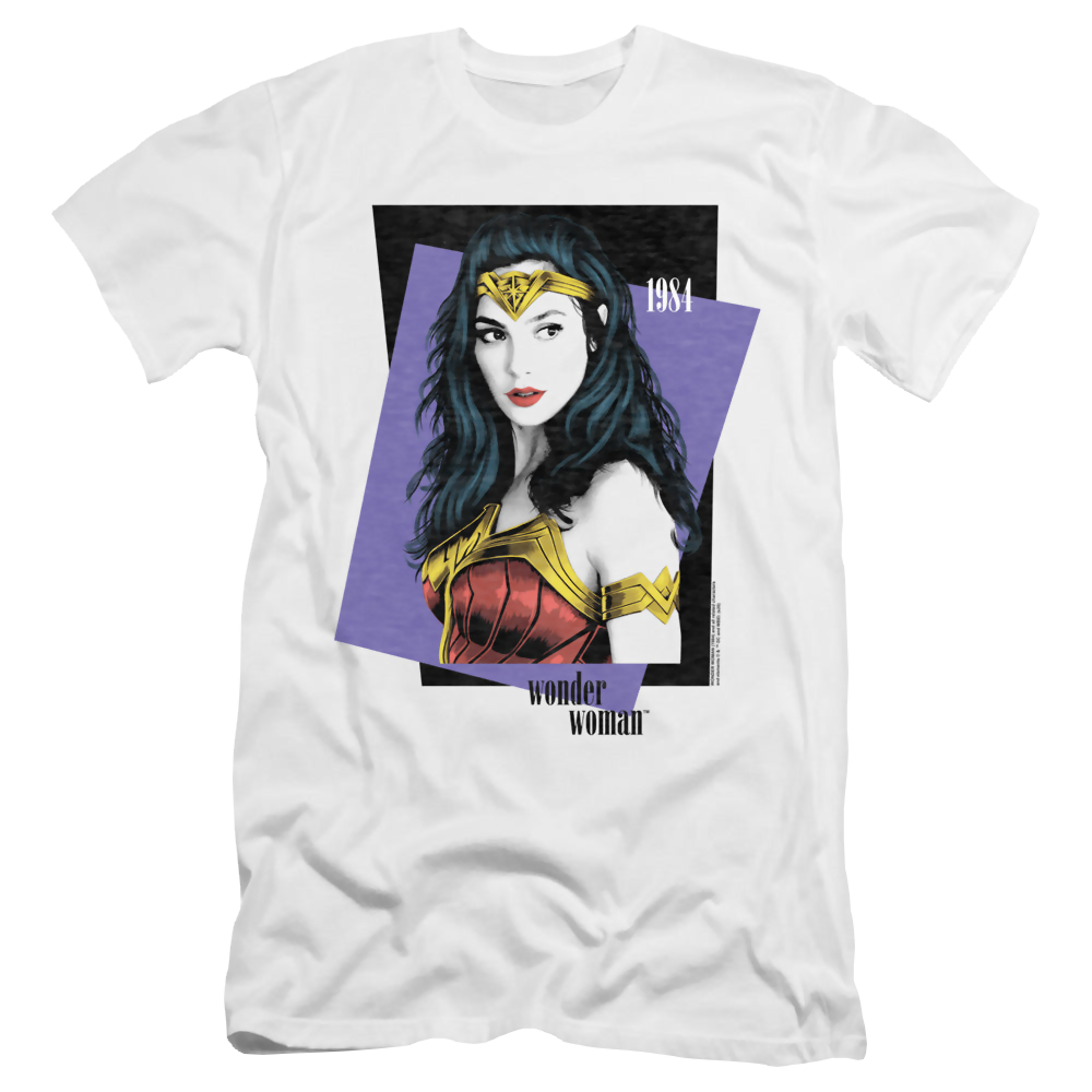 Wonder Woman 1984 Strike A Pose - Men's Premium Slim Fit T-Shirt Men's Premium Slim Fit T-Shirt Wonder Woman   