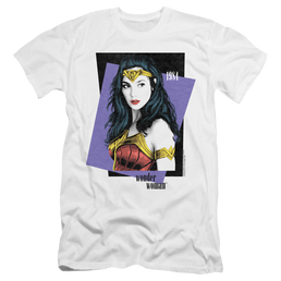 Wonder Woman 1984 Strike A Pose - Men's Premium Slim Fit T-Shirt Men's Premium Slim Fit T-Shirt Wonder Woman   