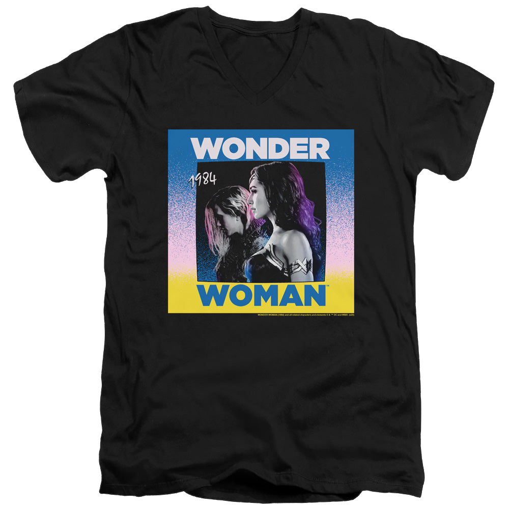 Wonder Woman 1984 Wonder Duo - Men's V-Neck T-Shirt Men's V-Neck T-Shirt Wonder Woman   