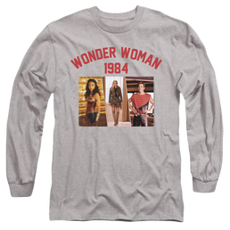 Wonder Woman 1984 Collegiate Montage - Men's Long Sleeve T-Shirt Men's Long Sleeve T-Shirt Wonder Woman   