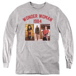 Wonder Woman 1984 Collegiate Montage - Youth Long Sleeve T-Shirt Youth Long Sleeve T-Shirt Wonder Woman   