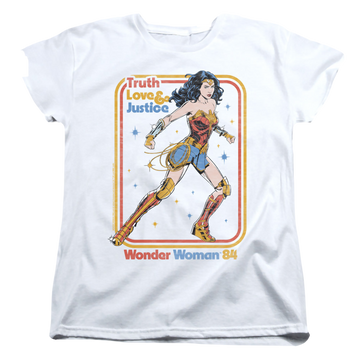 Wonder Woman 1984 Retro Justice 84 - Women's T-Shirt Women's T-Shirt Wonder Woman   