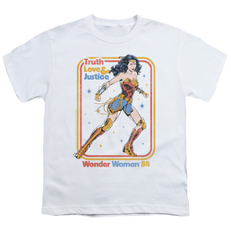 Wonder Woman 1984 Retro Justice 84 - Youth T-Shirt Youth T-Shirt (Ages 8-12) Wonder Woman   