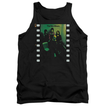 Black men's tank with Yes Album graphic