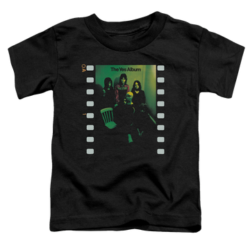 Black toddler t-shirt with Yes Album graphic