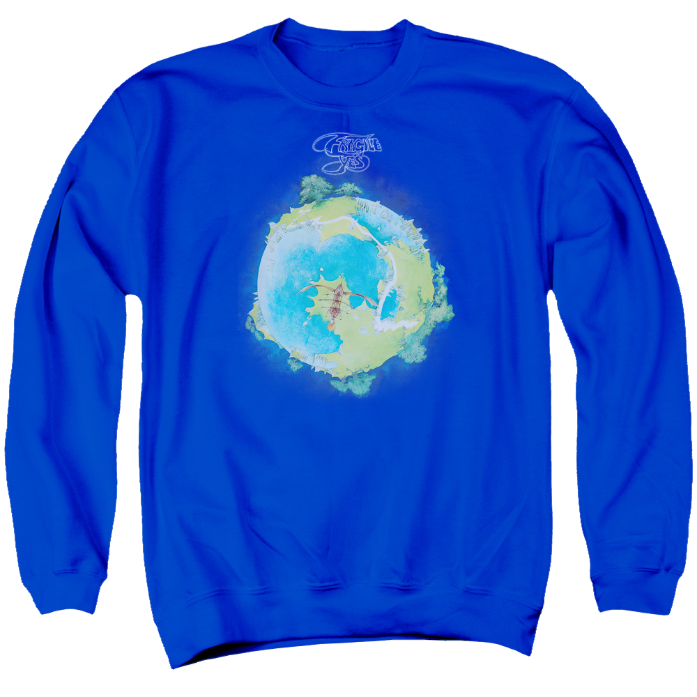 Yes Fragile Cover Men's Crewneck Sweatshirt Men's Crewneck Sweatshirt Yes   