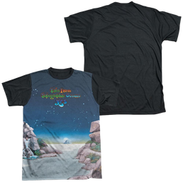 Yes Topographic Oceans Men's Black Back T-Shirt Men's Black Back T-Shirt Yes   