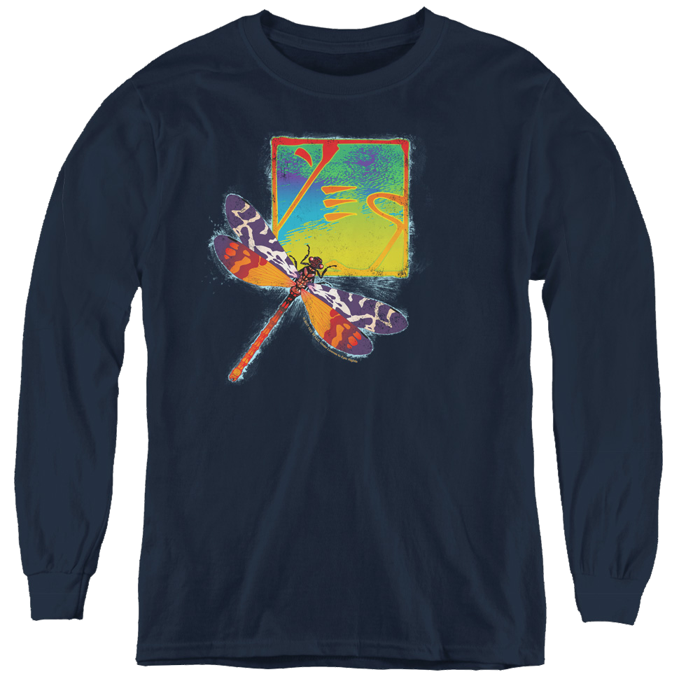 Yes Dragonfly - Youth Long Sleeve T-Shirt Youth Long Sleeve T-Shirt Yes   