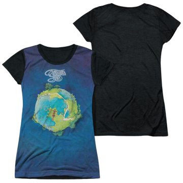 Yes Fragile juniors black back t-shirt