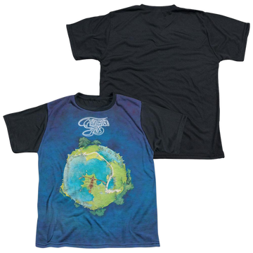 Yes Fragile youth black back t-shirt for ages 8 to 12